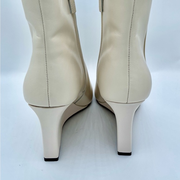 BN Sanctuary Cream Pacer Wedges Boots Size 9M - Picture 3 of 17